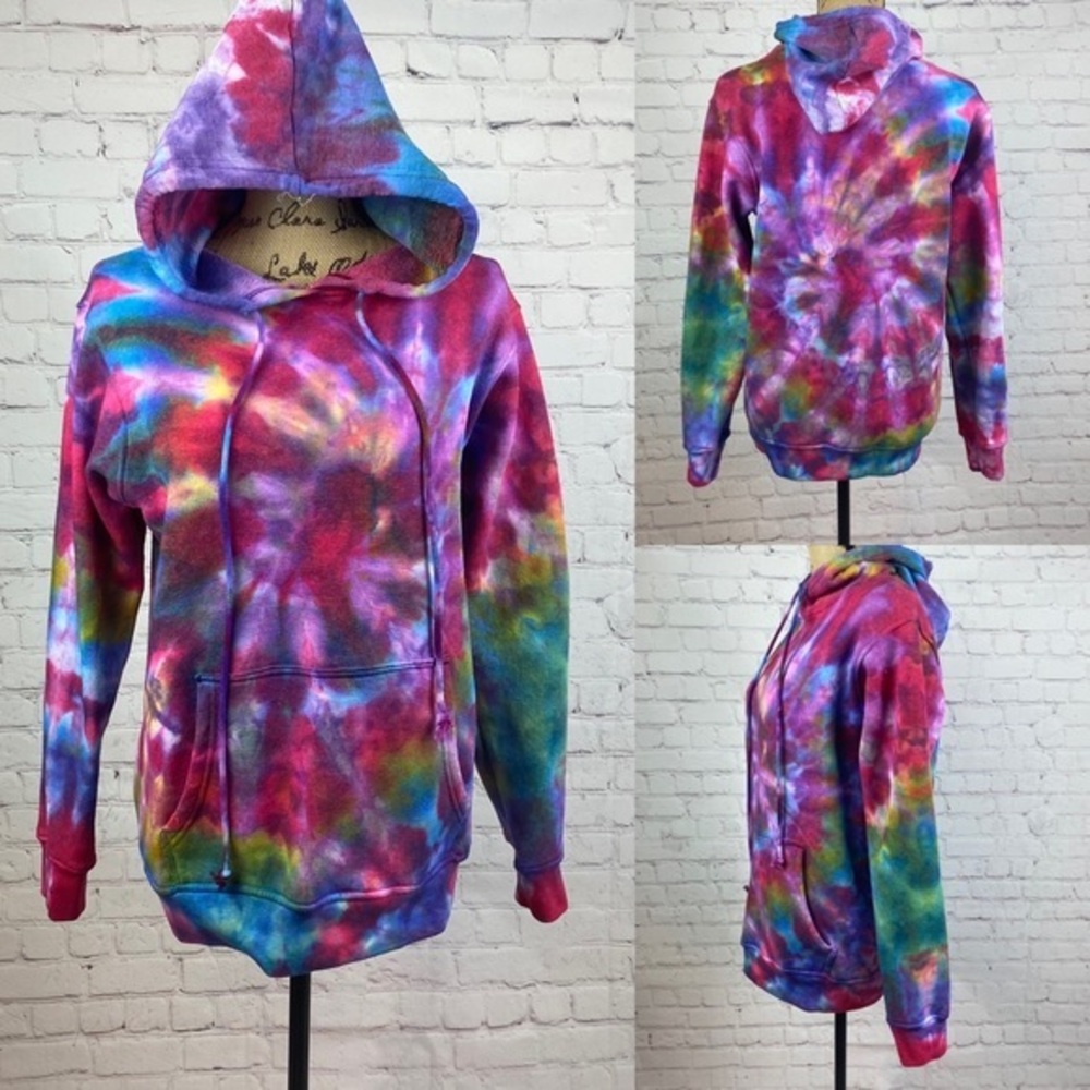 Ice Tie Dyed Pullover Hoodie